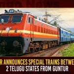 SCR Announces Special Trains From Guntur SCR Announces Special Trains From Guntur,Special Train List,Scr Special Trains,Scr Cancelled Trains List,Mango News,Scr Trains Cancelled Today,Scr Cancelled Trains,Scr New Trains,Special Trains For 2023,Irctc,Irctc Special Trains,Special Trains For Sankranti 2023 Guntur,Pongal Train Ticket Booking 2023,Pongal Train Ticket Booking 2022,Circular Ticket Fare Chart 2022,Circular Ticket Discontinued,Sankranti Special Trains,Sankranti Special Trains 2023
