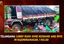 Telangana: Lorry Runs Over Husband And Wife In Rajendranagar, 1 Killed Telangana Lorry Runs Over Husband And Wife In Rajendranagar 1 Killed,Telangana Lorry Runs Over,Husband And Wife,Rajendranagar 1 Killed,Mango News,Hyderabad,Hyderabad Crime News,Telangana Crime News,Hyderabad Crime News Yesterday,Telangana Crime News Today,Hyderabad Crime Branch,Hyderabad Crime,Hyderabad Crime News And Latest Updates,Hyderabad Crime News Telugu,Hyderabad Police News