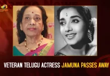 Veteran Telugu Actress Jamuna Passes Away
