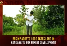 BRS MP Adopts 1,000 Acres Land In Kondagattu For Forest Development