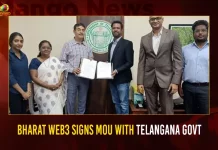 Bharat Web3 Signs MoU With Telangana Govt, Bharat Web3 Signs MoU, Bharat Web3 With Telangana, Telangana Govt Bharat Web3 MoU, Mango News, Mou Agreement,Benefits Of Mou,Hyderabad Government Party,Memorandum Of Understanding,Mou India,Mou Meaning,Mou Meaning In Business,Mou Sample,Telangana Government Department,Telangana Government Party,Telangana Govt,Telangana Govt Gos,Telangana Govt Schemes List,Telangana State,Types Of Mou