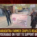 Maharashtra Farmer Couples Reaches Hyderabad On Foot To Support BRS,Maharashtra Farmer Couples,Maharashtra Couples Reaches Hyderabad On Foot,Maharashtra Farmer Couples Support BRS,Mango News,Brs Steps Up Presence In Maharashtra,Bjp Alliance Party List 2023,Brs National Party,Brs Party By Kcr,Brs Party Date,Brs Party In Ap,Brs Party News,Brs Party Twitter,Brs Party Website,Brs Political Party,Brs Rules,Brs Scheme,Leading Party In Maharashtra,Major Political Parties In Maharashtra,Party In Power In Maharashtra,Political Party In Maharashtra,Telangana,Trs Brs Party,Trs Party,Trs To Brs