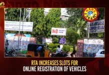 RTA Increases Slots For Online Registration Of Vehicles,RTA Online Registration,RTA Online Registration Slots,Telangana Vehicle Registration Search,Mango News,Vehicle Registration Details By Vehicle Number,Rta Telangana,Rta Registration,Rta Registration Number Search,Vehicle Registration Telangana,Slot Booking For Registration,Rta M Wallet,Rto Online Registration,Rta Online Registration Card,Rto Online Registration Check,Rto Online Registration Number Plate,Rto Online Registration Status,Rta Online Registration Number Search,Rto Online Registration For Driving Licence,Rta Online Registration Number Search Telangana,Rto Online Registration For Learning License,Rta Telangana Online Registration Search,Rta Car Online Registration