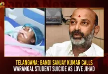 Telangana Bandi Sanjay Kumar Calls Warangal Student Suicide As Love Jihad, Telangana Bandi Sanjay Kumar, Warangal Student Suicide,Bandi Sanjay Calls Suicide As Love Jihad, Mango News, Bandi Sanjay Cast,Bandi Sanjay Children'S,Bandi Sanjay Childrens,Bandi Sanjay Kumar Contact Number,Bandi Sanjay Kumar Family,Bandi Sanjay Kumar Kulam,Bandi Sanjay Kumar Son,Bandi Sanjay Kumar Wife,Nit Warangal Student Suicide,Signs Of Suicidal Student,Student Loan Crisis Explained,Telangana Bandi Sanjay,What To Do If A Student Is Suicidal