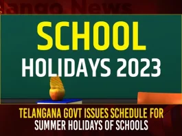 Telangana Govt Issues Schedule For Summer Holidays Of Schools,Telangana School Holidays 2023,Telangana School Holidays 2023 24,Mango News,When Will Summer Holidays Start In 2023,Summer Holidays For Schools 2023,Telangana Holidays 2023,Telangana School Sankranthi Holidays 2023,Summer Holidays 2023 India,Telangana School Holiday Today,Telangana School Holidays 2023-24,Summer Holidays 2023 Telangana,Summer Holidays 2022 Term Dates,Summer Holidays 2022 Dates