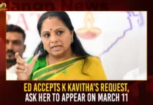 ED Accepts K Kavitha's Request Ask Her To Appear On March 11,ED Accepts K Kavitha's Request,ED Ask Her To Appear On March 11,MLC Kavitha To Appear On March 11,Mango News,MLC Kavitha Appear For Questioning,MLC Kavitha Questioning on March 11,Jantar Mantar Diksha Arrangements,Kalavakuntla Kavitha News,MLC Kavitha Latest News and Updates,MLC Kavitha Live Updates,Telangana Latest News,Telangana News Today,Telangana Political News And Updates,Jantar Mantar Diksha Latest Updates