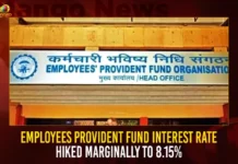 Employees Provident Fund Interest Rate Hiked Marginally To 8.15%,Employees Provident Fund,Provident Fund Interest Rate Hiked,Provident Fund Interest Hiked Marginally To 8.15%,Mango News,Central Board Trustees,EPF Recommends 8.15 Percent Rate Of Interest,EPF Subscribers For FY 2022-23,Central Board Trustees EPF Recommends 8.15 Percent,EPFO To Pay 8.15% Rate Of Interest,EPFO Marginally Raises Interest Rate,EPFO Hikes Interest Rate On PF Balances,Interest Rate On Employees,CBT EPF Recommends 8.15% Rate Of Interest,EPF Subscribers Latest News,EPF Subscribers Live News,Central Board News Today
