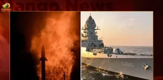 Indian Navy Gets Boost With Successful Test Of Medium Range Surface Missile,Indian Navy Gets Boost With Success,Medium Range Surface Missile,Successful Test Of Medium Range Surface Missile,Mango News,Boost to Aatmanirbhar Bhara,Indian Navy successfully test-fires,Indian Navy & DRDO successful conducted BrahMos,Indian Navy tests MRSAM firing,Indian Navy Latest News and Updates,Indian Navy News