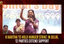 K Kavitha To Hold Hunger Strike In Delhi 12 Parties Extend Support,K Kavitha To Hold Hunger Strike,Hunger Strike In Delhi,12 Parties Extend Support To Kavitha,Mango News,MLC Kavitha Deeksha in Delhi today,Yechury To Inaugurate Kavitha's Delhi Protest,MLC Kavitha Deeksha today,Under Fire Over Liquor Policy Scam,Jantar Mantar Diksha Arrangements,Kalavakuntla Kavitha News,MLC Kavitha Latest News and Updates,Jantar Mantar Diksha Latest Updates,Kavitha Hunger Strike News,Telangana CM KCR's Daughter Strike,BRS leader K Kavitha demand,K Kavitha To Hold 12 Hour Long Hunger Strike