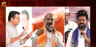 KTR Sent Legal Notice To Bandi Sanjay Kumar And A Revanth Reddy,KTR Sent Legal Notice To Bandi Sanjay,Legal Notice To Revanth Reddy,KTR Sent Legal Notice,Mango News,Apologise or face Rs 100 crore defamation,TSPSC Paper Leak,Telangana Minister KTR Sends Defamation Notices,KTR slaps legal notices on Revanth and Bandi,TSPSC issue,TSPSC Latest News and Updates,TSPSC Live News,KTR Latest News,Telangana Latest News And Updates,TSPSC Paper Leak Case Latest Updates