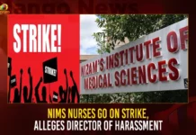 NIMS Nurses Go On Strike Alleges Director Of Harassment,NIMS Nurses Go On Strike,NIMS Nurses Alleges Director Of Harassment,Mango News,Nurses at NIMS go on Strike,Hyderabad NIMS Hospital Nurses go on Strike,Nurses at Hyderabad NIMS go on Flash Strike,Nurses Protest Against Director,Hyderabad NIMS Latest News,Hyderabad NIMS Latest Updates,Nurses Harassment by Incharge Director,Hyderabad News,Telangana News,Telangana News Live,NIMS Latest News and Updates