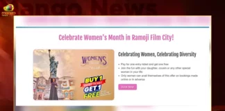 Ramoji Film City Announces Special Women's Day Monthly Package,Ramoji Film City,Ramoji Film City Special Package,Women's Day Monthly Package,Special Women's Day Package,Mango News,Women's Month Special Offer,Womens Day Special Tour Package,Ramoji film city womens day special offer,Ramoji Film City Latest News,Ramoji Film City Latest Updates,Hyderabad Ramoji Film City News,Ramoji Film City Live Updates,Hyderabad News,Telangana News And Live Updates