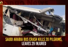 Saudi Arabia Bus Crash Kills 20 Pilgrims Leaves 29 Injured,Saudi Arabia Bus Crash,Bus Crash Kills 20 Pilgrims,Saudi Arabia Bus Crash Leaves 29 Injured,Twenty pilgrims killed in Saudi Arabia bus crash,Mango News,At least 20 Umrah pilgrims killed,Deadly bus crash in Saudi Arabia,Saudi Arabia 20 Hajj pilgrims killed,29 injured in bus accident,Saudi Arabia Bus Crash News,Saudi Arabia Bus Crash Latest Updates,Saudi Arabia Latest News and Updates