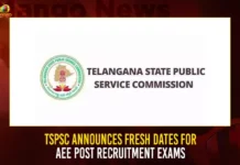 TSPSC Announces Fresh Dates For AEE Post Recruitment Exams,TSPSC Announces Fresh Dates For AEE,AEE Post Recruitment Exams,TSPSC AEE Post Exams,Mango News,TSPSC to announce fresh dates for cancelled,TSPSC announces new dates for recruitment tests,TSPSC Assistant Engineer Exam 2023,AEE Post Recruitment Exams Latest News,TSPSC Recruitment Fresh Dates Announce,TSPSC Recruitment Latest News,TSPSC Recruitment Latest Updates,TSPSC Recruitment Live News,AEE Post Recruitment Exams News Today,AEE Post Recruitment Exams Live News