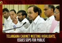 Telangana Cabinet Meeting Highlights Issues SoPs For Public,Telangana Cabinet Meeting,Issues SoPs For Public,Cabinet Meeting Highlights,Mango News,Telangana Cabinet Meeting Highlights,Several Key Decisions Taken in Meeting,Cabinet meeting on telangana News,Standard Operating Procedures,The Top Five SOP issues,Cabinet meet to review salaries,Telangana Cabinet Meet Latest News,Telangana Cabinet Meet Live News,Telangana Cabinet Meet Updates