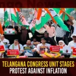 Telangana Congress Unit Stages Protest Against Inflation,Telangana Congress Unit,Congress Unit Stages Protest,Protest Against Inflation,Mango News,Congress stages protest,Hyderabad Congress stages novel protest,Telangna Congress Party,Telangana Political News And Updates,Hyderabad News,Telangana News,Telangana News Live,Telangana News Today,Telangana Latest News and Updates,Telangana Live News,telangana congress protest News, Congress Protest against Inflation