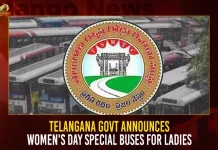 Telangana Govt Announces Women's Day Special Buses For Ladies,Telangana Govt Announcement,Telangana Govt On Women's Day,Telangana Govt Women's Day Special Buses,Telangana Govt Special Buses For Ladies,Mango News,Tsrtc Announces Ladies Special Buses,Tsrtc Introduces Ladies Special Buses,Tsrtc Offers Free Bus Travel,Tsrtc Introduces Enhanced Bus Services,Telangana Latest News And Updates,Telangana News Today,Telangana Women's Day Special News