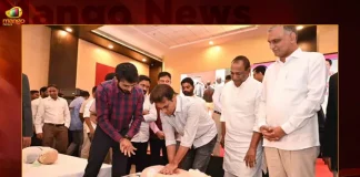 Telangana Govts CPR Training Programme Draws Applause,Telangana Govt CPR Training Programme,Telangana CPR training programme draws applause,Telangana to Impart CPR Training,Mango News,Telangana Live News,Telangana Latest News And Updates,CPR Telangana,CPR Training Hyderabad,CPR Telugu,First Aid Training,First Aid Certificate,Bls Certification,CPR Certification Online,Mass CPR Training Programme,Telangana News Today