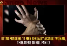 Uttar Pradesh: 11 Men Sexually Assault Woman Threatens To Kill Family,11 Men Sexually Assault in Uttar Pradesh,Woman Threatens To Kill Family,Woman Threatens in Uttar Pradesh,Mango News,Woman Stripped,Assaulted by 11 men in Agra,Uttar Pradesh Latest News,Uttar Pradesh Latest Updates,UP Woman Threaten News,Uttar Pradesh Live News,Men Sexually Assault News Today,Uttar Pradesh Latest News Today
