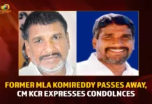 Former MLA Komireddy Passes Away CM KCR Expresses Condolnces,Former MLA Komireddy Passes Away,CM KCR Expresses Condolnces,Mango News,Former Metpalli MLA Komireddy Ramulu passes away,CM KCR condoles former MLA Komireddy,Former MLA Komireddy Ramulu,Metpally EX-MLA Komireddy Ramulu,Former Metpally legislator Komireddy Ramulu,Tragedy in Telangana,Former MLA Komireddy Latest News,Former MLA Komireddy Latest Updates,Former MLA Komireddy Live News