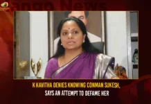 K Kavitha Denies Knowing Conman Sukesh, Says An Attempt To Defame Her K Kavitha Denies Knowing Conman Sukesh Says An Attempt To Defame Her,K Kavitha Denies Knowing Conman Sukesh,Kavitha Says An Attempt To Defame Her,Conman Sukesh,Mango News,MLC Kavitha Gives Clarity Over Alleged WhatsApp Chats,Conman Sukesh Chandrashekhar,MLC Kavitha Latest News,Sukesh Chandrashekhar Releases Alleged WhatsApp Chats,Kavitha Liquor Scam,Sukesh Chandrashekhar Released Whatsapp chat,New Twist in Sukesh Chandrashekhar Case,MLC Kavitha Latest Updates,Sukesh Chandrashekhar Latest News