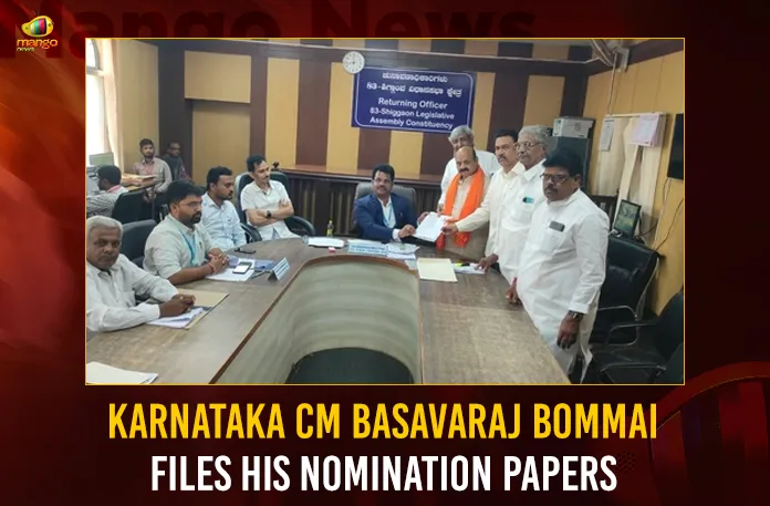 Karnataka CM Basavaraj Bommai Files His Nomination Papers Karnataka CM Basavaraj Bommai Files His Nomination Papers,Karnataka CM Basavaraj Bommai,Basavaraj Bommai Files His Nomination Papers,Karnataka CM Files His Nomination,Mango News,Karnataka CM Nomination From Shiggon Constituency,Karnataka Assembly Election,Karnataka Elections,Karnataka Polls 2023,CM Bommai Files Nomination From Shiggaon,CM Files Nomination Papers,Karnataka Election 2023 Live,Karnataka Election 2023 Latest News,Karnataka Election 2023 Latest Updates,Karnataka Election 2023 Live News