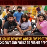 SC Reviews Wrestler's Protest Petition Asks Govt To Submit Report,SC Reviews Wrestler's Protest,Govt To Submit Report,Wrestler's Protest Petition,Mango News,Sexual harassment allegations against Brij Bhushan,​Wrestlers Protest Updates,Why no FIR against Brij Bhushan Sharan Singh,Wrestlers move plea in SC seeking registration,SC notice to Delhi Police on wrestlers' plea,Seeking FIR Against WFI President,Sexual harassment issue,Protesting Wrestlers Move Supreme Court,Wrestlers move SC for FIR against WFI President,Wrestler's Protest Petition Latest News,Wrestler's Protest Petition Live Updates