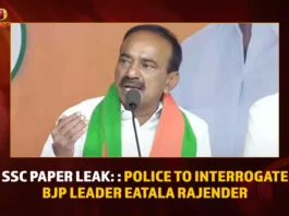 SSC Paper Leak Police To Interrogate BJP Leader Eatala Rajender,SSC Paper Leak,Police To Interrogate Eatala Rajender, BJP Leader Eatala Rajender,Mango News,SSC Paper Leak Latest News,SSC Paper Leak Case,SSC Paper Leak Case News and Updates,SSC Paper Leak Case Updates,SSC Paper Leak News,BJP Leader Eatala Rajender Latest News,BJP Leader Eatala Rajender News and Updates,BJP Eatala Rajender Leak Case,SSC Paper Leak Eatala Rajender