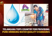 Telangana Tops Country For Providing Pure Drinking Water Quality Standards,Telangana Tops For Providing Pure Drinking Water,Pure Drinking Water Quality Standards,Telangana Drinking Water Quality Standards,Mango News,Telangana Tops Country Drinking Water Quality Standards,Telangana Drinking Water Quality,Telangana Drinking Water Quality Latest News,Telangana Drinking Water Quality Updates,Telangana Drinking Water Quality Latest News and Updates,Telangana Drinking Water Quality Standards