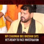 WFI Chairman Brij Bhushan Says He’s Ready To Face Investigation,WFI Chairman Brij Bhushan,Brij Bhushan Says He’s Ready To Face Investigation,WFI Chairman Ready To Face Investigation,Mango News,Truth will come out soon,Can Resign But Not As A Criminal,Brij Bhushan Sharan Singh asked to step aside,WFI sexual harassment case,WFI Chairman Brij Bhushan Latest News,WFI Chairman Brij Bhushan Latest Updates,Brij Bhushan Live News Today,Not a criminal If I resign,Delhi Cops To Register Fir Against Brij Bhushan