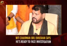 WFI Chairman Brij Bhushan Says He’s Ready To Face Investigation WFI Chairman Brij Bhushan Says He’s Ready To Face Investigation,WFI Chairman Brij Bhushan,Brij Bhushan Says He’s Ready To Face Investigation,WFI Chairman Ready To Face Investigation,Mango News,Truth will come out soon,Can Resign But Not As A Criminal,Brij Bhushan Sharan Singh asked to step aside,WFI sexual harassment case,WFI Chairman Brij Bhushan Latest News,WFI Chairman Brij Bhushan Latest Updates,Brij Bhushan Live News Today,Not a criminal If I resign,Delhi Cops To Register Fir Against Brij Bhushan