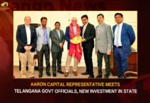 Aaron Capital Representative Meets Telangana Govt Officials New Investment In State,Aaron Capital Representative Meets Telangana Govt,Aaron Capital Meets Telangana Govt Officials,Aaron Capital on New Investment In State,Mango News,Aaron Capital New Investment In Telangana,Team Telangana bags more investments,Aaron Capital chairman meets KTR,Aaron Capital,Aaron Capital Latest News,Aaron Capital Latest Updates,Aaron Capital Live News,Aaron Capital in Telangana Latest News,Telangana Latest Investments,Aaron Capital in Telangana Live News