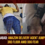 Hyderabad Amazon Delivery Agent Jumps From 3rd Floor Amid Dog Fear,Hyderabad Amazon Delivery Agent Jumps,Amazon Delivery Agent Jumps From 3rd Floor,Delivery Agent Jumps From 3rd Floor Amid Dog Fear,Mango News,Amazon Delivery Agent,Delivery Agent Jumps Amid Dog Fear,One more delivery man attacked by dog,Dog Attack on Amazon Delivery Boy,Hyderabad News,Hyderabad Latest News,Hyderabad Latest Updates,Hyderabad Live News,Hyderabad Amazon Delivery Agent News Today,Amazon Delivery Agent Latest News,Amazon Delivery Agent Latest Updates,Telangana Latest News And Updates