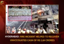Hyderabad: Fire Incident Helped To Recover Unaccounted Cash Of Rs 1.64 Crores Hyderabad Fire Incident Helped To Recover Unaccounted Cash Of Rs 1.64 Crores,Hyderabad Fire Incident,Recover Unaccounted Cash Of Rs 1.64 Crores,Hyderabad Fire Incident Helped To Recover Unaccounted Cash,Mango News,After Fire Incident Police Recovered Unaccounted Cash,Rs 1.64 Cr cash seized during fire fighting,Unaccounted cash found,Unaccounted cash found after fire accident,Fire accident in Regimental Bazar,Hyderabad Cops put out fire,Hyderabad Fire Incident Latest News And Updates