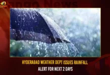 Hyderabad Weather Dept Issues Rainfall Alert For Next 2 Days,Hyderabad Weather Dept Issues Rainfall,Weather Dept Issues Rainfall Alert,Rainfall Alert For Hyderabad,Rainfall Alert For Hyderabad for Next 2 days,Mango News,Hyderabad Rainfall For Next 2 Days,Heavy Rains In Hyderabad,Next 2 Days Heavy Rains In Hyderabad,Hyderabad Weather Latest Updates,Rains In Hyderabad,Rain Alert To Hyderabad,Hyderabad Weather Updates,Hyderabad Weather Alert,Hyderabad Weather Alert For Newxt 2 days,Rainfall Alert For Next 2 Days in Hyderabad