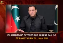 Islamabad HC Extends Pre Arrest Bail Of Ex Pakistan PM Till May End,Islamabad HC Extends Pre Arrest Bail,Pre Arrest Bail Of Ex Pakistan PM Till May End,Bail Of Ex Pakistan PM,Mango News,Islamabad court extends bar on Imran Khan's arrest,HC extends Imran Khan's bail,Pak high court extends Imran Khan's bail,Islamabad HC Latest News,Islamabad high court Latest Updates,Islamabad high court News Today,Former Pakistan PM Imran Khan,Imran Khan's Pre Arrest Bail Extended,Imran Khan Latest News,Imran Khan Latest Updates,Imran Khan Pre Arrest Bail Latest News,Imran Khan Pre Arrest Bail News Today