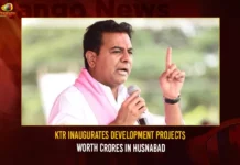 KTR Inaugurates Development Projects Worth Crores In Husnabad,KTR Inaugurates Development Projects,Development Projects In Husnabad,KTR Inaugurates,KTR inaugurates Indoor stadium,Mango News,KTR inaugurates Govt Degree College,Indoor stadium In Husnabad,Govt Degree College In Husnabad,KTR Latest News And Updates,KTR Entry At Husnabad Public Meeting,KTR Reached Husnabad,Husnabad Latest News And Updates,Husnabad News Today