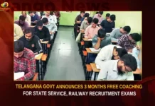 Telangana Govt Announces 3 Months Free Coaching For State Service Railway Recruitment Exams,Telangana Govt Announces 3 Months Free Coaching,Free Coaching For State Service,State Service Railway Recruitment Exams,Railway Recruitment Exams Free Coaching,Telangana Railway Recruitment Free Coaching,Mango News,RRB Exams 2023,Railway TC Recruitment 2023,Railway Recruitment Exams,Railway Recruitment Latest News,Railway Recruitment Latest Updates,Railway Recruitment Live News,Telangana State Service Exams,Railway Recruitment Exams Latest News