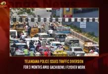 Telangana Police Issues Traffic Diversion For 3 Months Amid Gachibowli Flyover Work,Telangana Police Issues Traffic Diversion,Telangana Police Issues Traffic Diversion For 3 Months,Traffic Diversion For 3 Months,Gachibowli Flyover Work,Mango News,Flyover works at Gachibowli,Three months traffic diversion for Shilpa Layout Phase-II,Traffic Advisory for Gachibowli Flyover Work for 90 DAYS,Traffic diversions announced for 90 days,Telangana Police Latest News And Updates,Gachibowli Flyover Work Latest News And Updates