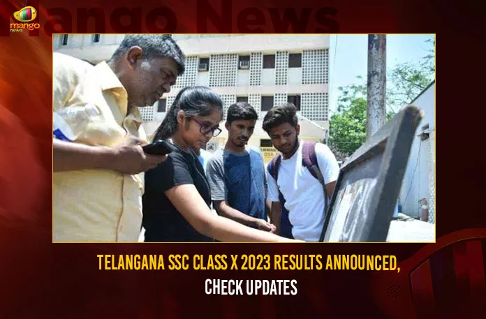 Telangana SSC Class X 2023 Results Announced,Telangana SSC Results,Class X 2023 Results,SSC Results Announced In Telangana,Mango News,TS SSC Results 2023,TS SSC Results 2023 Live,ts ssc results 2023 manabadi,TS SSC Results 2023 Live Updates,TS SSC Results Latest News And Updates,TS SSC 10th Result 2023 LIVE,Telangana Education Latest News And Updates,SSC Results 2023,Telangana SSC Class X 2023 Results,Class X 2023 Results In Telangana