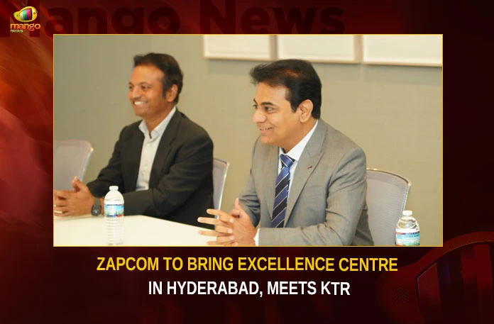 ZapCom To Bring Excellence Centre In Hyderabad Meets KTR,ZapCom To Bring Excellence Centre,Excellence Centre In Hyderabad,ZapCom Meets KTR,ZapCom Excellence Centre In Hyderabad,Mango News,ZapCom Group to set up Center of Excellence,KTR USA Tour,Telangana Latest News And Updates,ZapCom Latest News,ZapCom Latest Updates,ZapCom Live News,ZapCom Hyderabad News Today,ZapCom Excellence Centre,ZapCom Excellence Centre Latest News,KTR Latest News and Updates