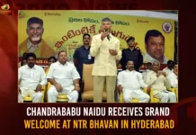 Chandrababu Naidu Receives Grand Welcome At NTR Bhavan In Hyderabad,Chandrababu Naidu Receives Grand Welcome,Grand Welcome At NTR Bhavan,NTR Bhavan In Hyderabad,Chandrababu Grand Welcome At NTR Bhavan,Mango News,TDP Chief Chandrababu Naidu,Chandrababu Naidu Latest News,Chandrababu Naidu Latest Updates,NTR Bhavan,NTR Bhavan News Today,NTR Bhavan Latest News,NTR Bhavan Latest Updates,NTR Bhavan Live News,AP Latest Political News,Andhra Pradesh Latest News,Andhra Pradesh News,Andhra Pradesh News and Live Updates