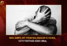 Man Jumps Off From Balanagar Flyover CCTV Footage Goes Viral,Man Jumps Off From Balanagar Flyover,Flyover CCTV Footage Goes Viral,Balanagar Flyover CCTV Footage Goes Viral,Mango News,Suicide Caught on CCTV Camera,Minor boy caught placing stones,Drunk man jumps to death from Balanagar,Hyderabad News,Telangana News,Telangana News Today,Telangana Latest News And Updates,Balanagar Flyover News Today,Balanagar Flyover Latest News,Balanagar Flyover Latest Updates