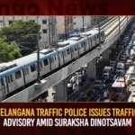 Telangana Traffic Police Issues Traffic Advisory Amid Suraksha Dinotsavam,Telangana Traffic Police Issues Traffic Advisory,Telangana Traffic Police Advisory,Traffic Advisory Amid Suraksha Dinotsavam,Suraksha Dinotsavam,Mango News,Traffic advisory issued,Hyderabad Traffic Police,Suraksha Dinotsavam Latest News,Suraksha Dinotsavam Latest Updates,Telangana Suraksha Dinotsavam News,Telangana Suraksha Dinotsavam News Today,Traffic restrictions across Hyderabad,Telangana Traffic Police Latest News,Telangana Traffic Police Latest Updates,Telangana Traffic Police Live News