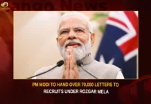 PM Modi To Hand Over 70000 Letters To Recruits Under Rozgar Mela,PM Modi To Hand Over 70000 Letters,Letters To Recruits Under Rozgar Mela,PM Modi Under Rozgar Mela,PM Modi Over 70000 Letters,Mango News,PM Modi,Rozgar Mela,Letters Of Employment,Employment Opportunities,Skill Development,Youth Empowerment Program,PM Modi distributes 70000 appointment letters,Rozgar Mela 2023,PM Modis speech at distribution,Under Rozgar Mela,Indian Prime Minister Narendra Modi,Narendra modi Latest News and Updates,Rozgar Mela News Today,Rozgar Mela Latest News,Rozgar Mela Latest Updates,Rozgar Mela Live News