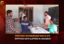 Shocking Mahabubabad Man Slaps Sarpanch In Argument,Mahabubabad Man Slaps Sarpanch,Man Slaps Sarpanch,Man Slaps Sarpanch In Argument,Mango News,Youth Slaps BRS Sarpanch with Slipper,Telangana Sarpanch Slapped,BRS Sarpanch Slapped,Mahabubabad BRS Sarpanch News,Mahabubabad BRS Sarpanch Latest News,BRS Sarpanch Slapped Latest News,BRS Sarpanch Slapped Latest Updates,BRS Sarpanch Slapped Live news,Man Slaps Sarpanch Latest News,Man Slaps Sarpanch Live Updates,Mahabubabad Latest News and Updates,Sarpanch Banoth Suman Naik,Sarpanch Banoth Suman Naik News