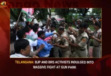 Telangana BJP And BRS Activists Indulged Into Massive Fight At Gun Park,Telangana BJP And BRS Activists,BJP And BRS Activists Indulged,Telangana BJP And BRS Into Massive Fight,BJP And BRS Activists At Gun Park,Mango News,Telangana Congress Leaders Detained,Telangana BJP And BRS Latest News,Telangana BJP And BRS Latest Updates,Telangana BJP And BRS Live News,Massive Fight At Gun Park News Today,Massive Fight At Gun Park Latest News,Telangana Latest News And Updates,Telangana Politics, Telangana Political News And Updates