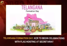 Telangana Formation Day Kcr To Begin Celebrations With Flag Hoisting At Secretariat,Telangana Formation Day,Kcr To Begin Celebrations,Kcr Flag Hoisting At Secretariat,Mango News,Telangana Formation Day 2023,Telangana Day,Telangana Formation Day Date,Telangana Formation Day 2023 Date,Telangana Formation 2023,Telangana Formation Day Celebrations 2023,June 2 Telangana Formation Day,Telangana State Formation Day