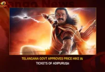 Telangana Govt Approves Price Hike In Tickets Of Adipurush,Telangana Govt Approves Price Hike,Telangana Price Hike In Tickets,Price Hike In Tickets Of Adipurush,Mango News,Telangana Govt permits to increase ticket prices,Adipurush Ticket Rates Hiked in Telangana,Adipurush Ticket Rates Hiked,Telangana government permitted special shows,50 Rs Hike in Ticket Price,Telangana Government,Adipurush Tickets,Government Approval,Telangana Govt Latest News,Adipurush Tickets Price Hike News Today,Adipurush Tickets Price Latest News,Adipurush Tickets Price Latest Updates
