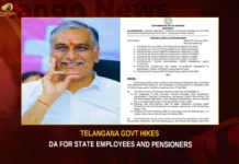 Telangana Govt Hikes DA For State Employees And Pensioners,Telangana Govt Hikes DA,Telangana DA Hike For State Employees,State Employees And Pensioners,Telangana Hikes DA For Pensioners,Mango News,Good news for Telangana employees,Telangana Govt increases DA,Dearness allowance hike,New DA To TS Employee 2023,Telangana Govt Latest News,Telangana Govt Latest Updates,Telangana Employees News Today,Telangana Employees Hike Latest News,Telangana Employees Latest Updates,Telangana Pensioners Hike Latest News,Telangana Latest News And Updates